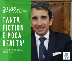 “STUDIO BATTAGLIA”, TANTA FICTION E POCA REALTA’